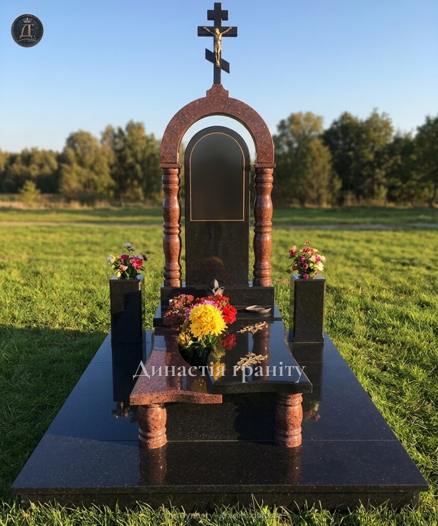 Одинарний гранітний пам’ятник «Королівська брама»
