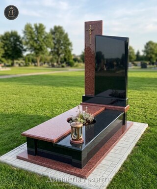 Одинарний гранітний пам’ятник «Геометрія Пам’яті»